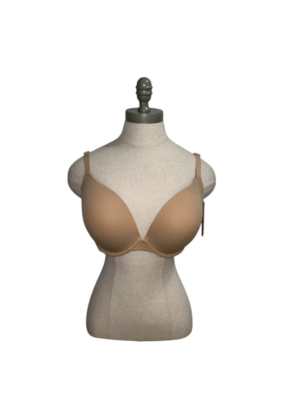 Skims Kim Kardashian Fits Everybody Push-Up Bra in Clay Tan Nude Size 38DD